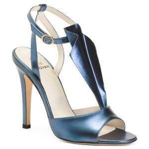 CHRIS DONOVAN Made In Italy Leather Aquila Heeled Sandals